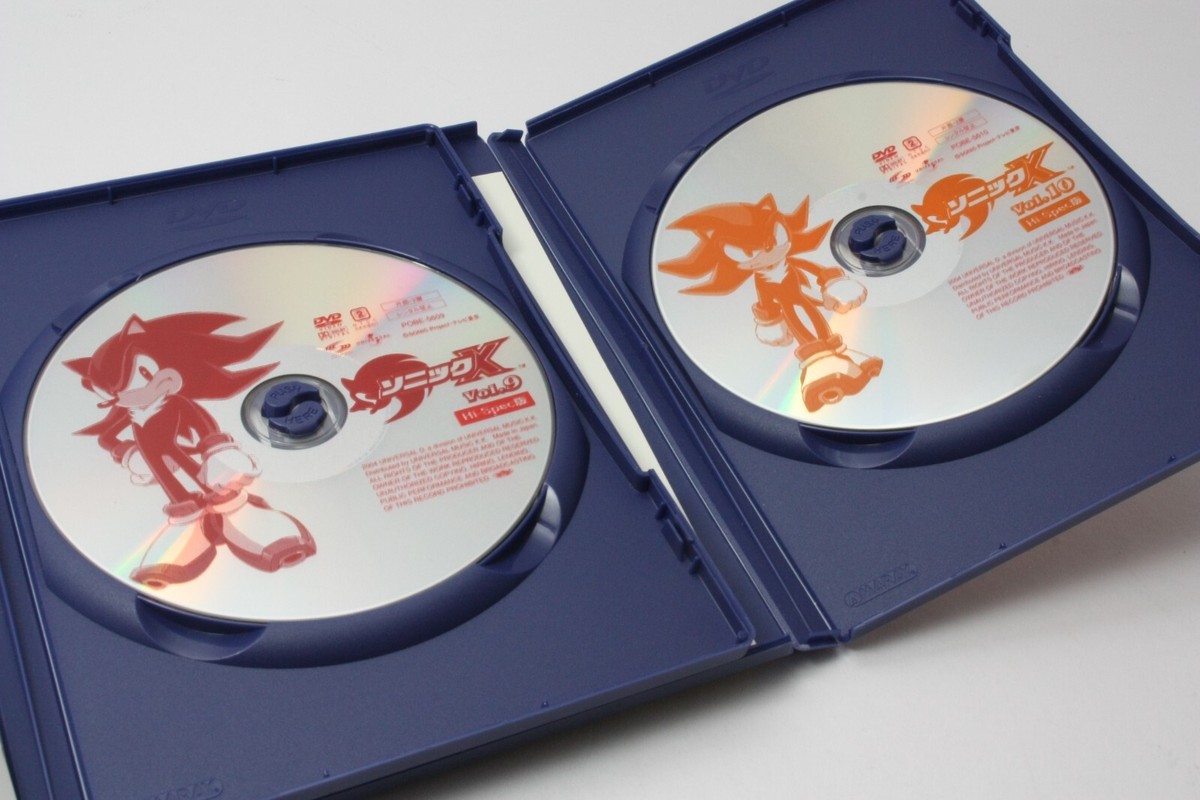Sonic X DVD Vol. 1-Vol. 10 Hi-Spec version Sonic the