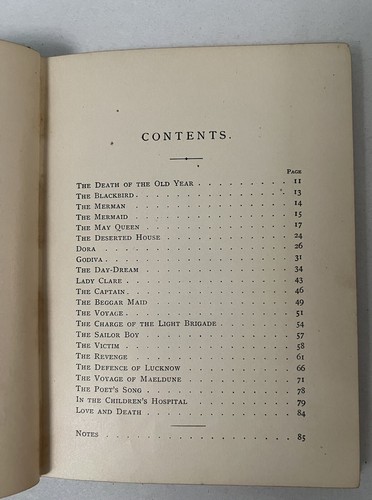 1886 The Young People's Tennyson Edited by William Rolfe Antique Book - Picture 8 of 19
