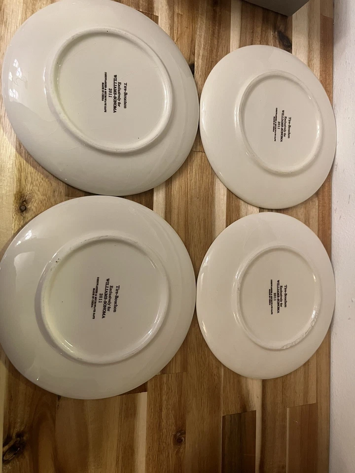 Williams Sonoma 4 Neumáticos Bouchon 2011 Aperitivo Platos Abridor de Vino En Caja Original Foto 4 de 4