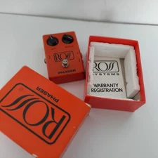 Original Vintage 1979 Ross Phaser Guitar Effect Pedal USA
