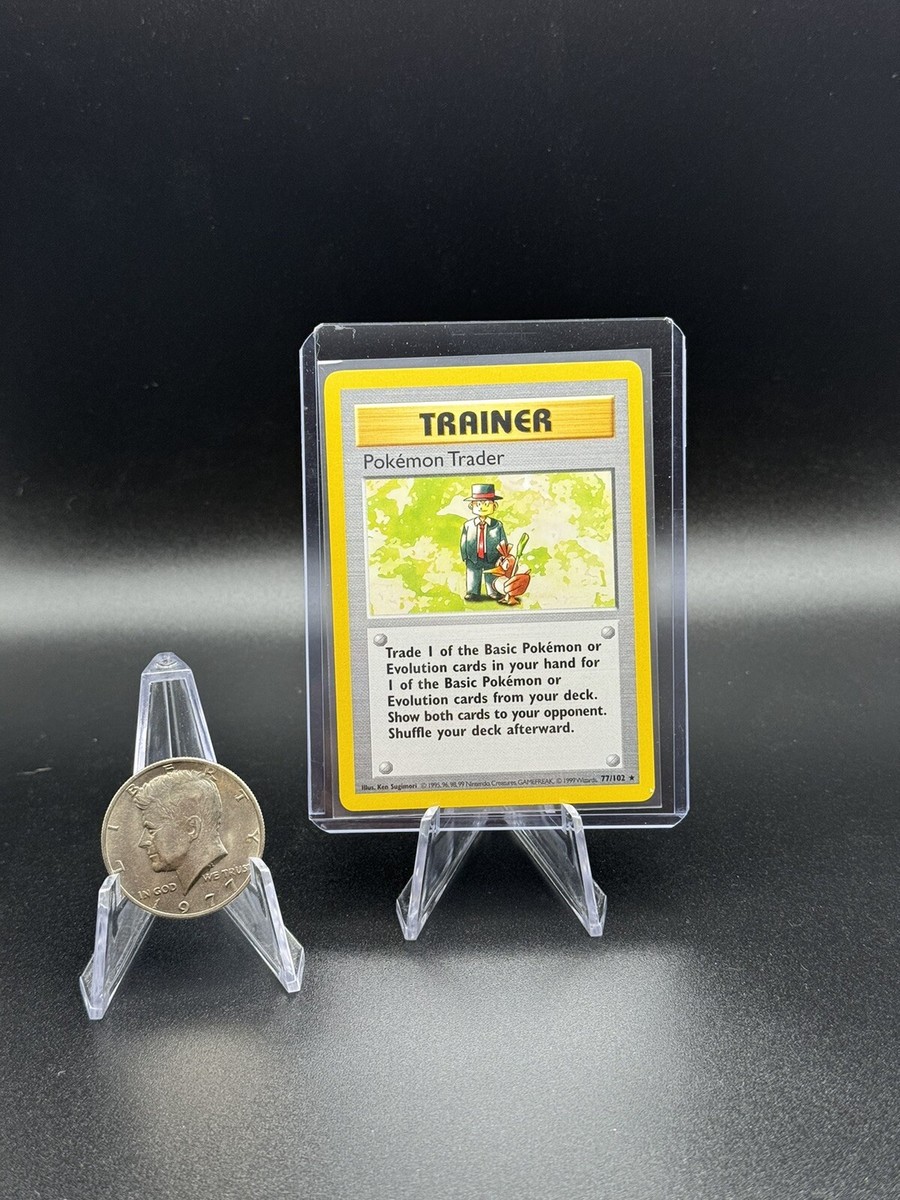 Pokemon TCG 1999 Base Set Shadowless Trainer Pokemon Trader