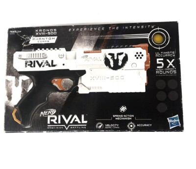 Hasbro Nerf Rival Kronos XVIII-500 Phantom Corps 5 Rounds Blaster New
