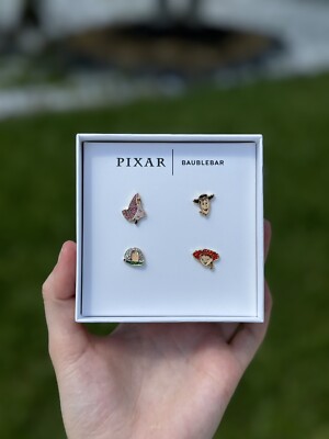 Disney Toy Story Pixar Baublebar Woody, Buzz, Jessie, Bo, Earrings Set 