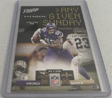 2021 Panini Prestige Football Kyle Rudolph Minnesota Vikings Any Given Sunday