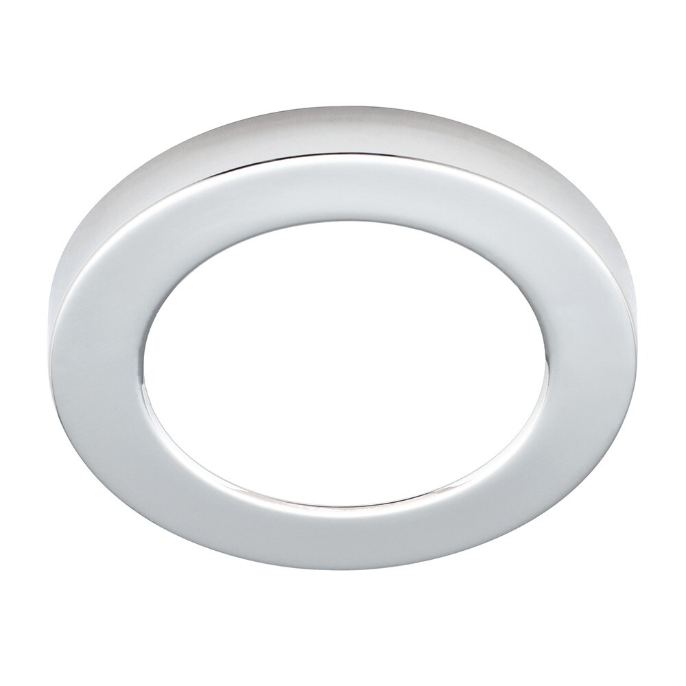 Litecraft Darly Flush Bathroom Ceiling or Wall Light 6 Watt LED - Polish Chrome
