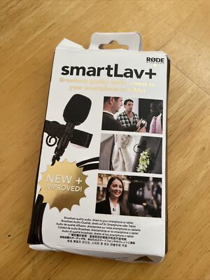 Rode Microphones SMARTLAV+ Professional Grade Lapel Microphone *OPEN BOX