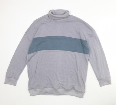 Sweat New Look Femme Noir Colourblock – Taille L, Coton, Manches Longues