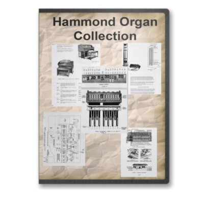 Hammond Organ 21 Vintage Service Repair Restoration Brochures Manuals DVD C779