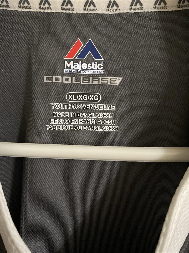 Majestic MLB Arizona Diamondbacks Cool Base Jersey Gray Kid Youth Women Fitting - Image 3 of 4