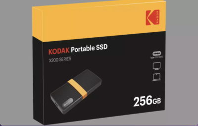 KODAK Ultra Fast SSD X200 Solid State External Hard Drive 128GB