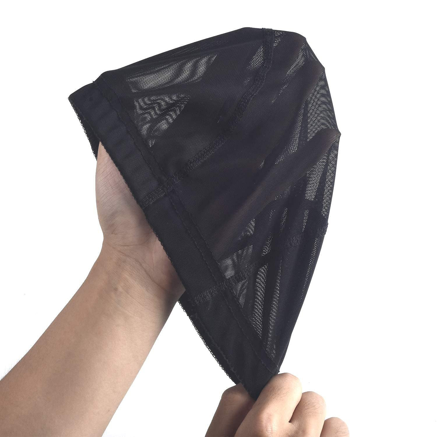 Smilco Mesh Dome Cap for Wig Making 6 Pack Stretchable Dome Mesh Lace Front Wig