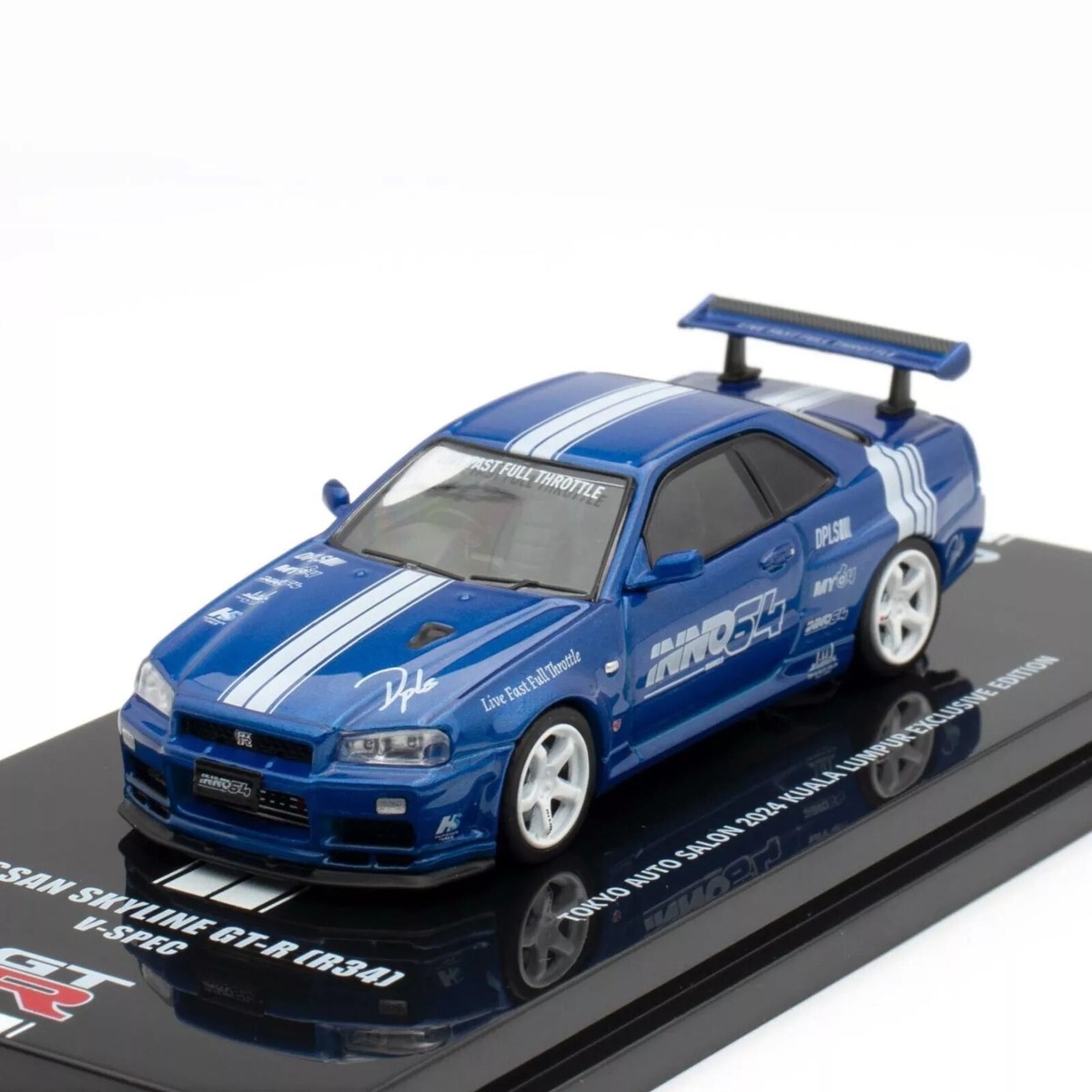 イノモデルINNO64東京オートサロンクアラルンプールR34 Inno 64 Tokyo Auto Salon 2024 Kuala Lumpur Nissan Skyline
