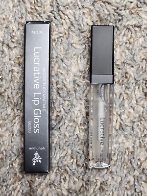 YOUNIQUE Moodstruck Minerals Lucrative Lip Gloss clear loyal 2 Oz *NIB