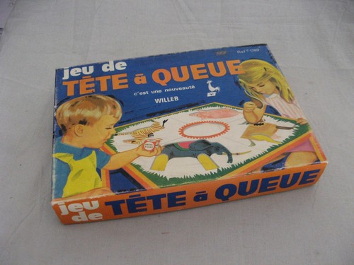 Très ancien jeu pour enfant Tête à queue de Willeb neuf des années 50/60 - Imagen 12 de 12