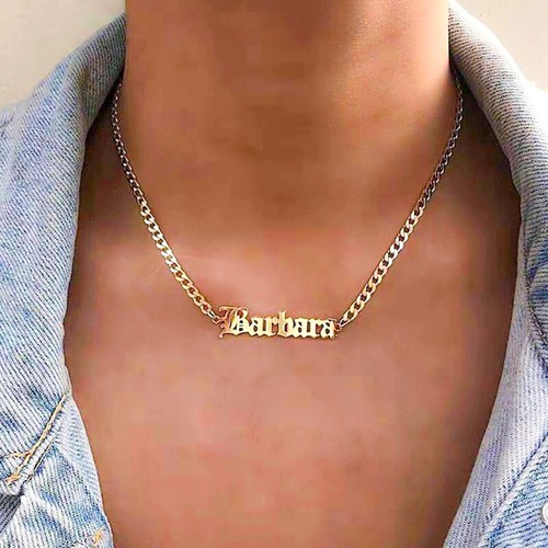 Custom Men Women Old English Nameplate 