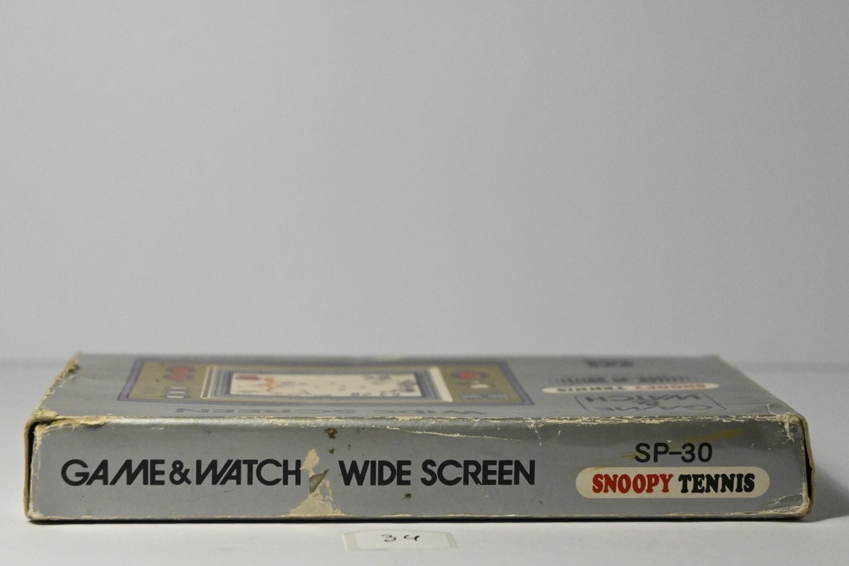 Vintage Boxed Nintendo Game And Watch Snoopy Tennis CGL Game 1982
