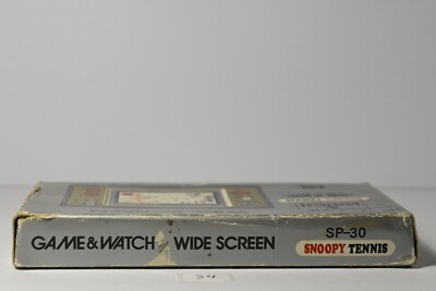 Vintage Boxed Nintendo Game And Watch Snoopy Tennis CGL Game 1982