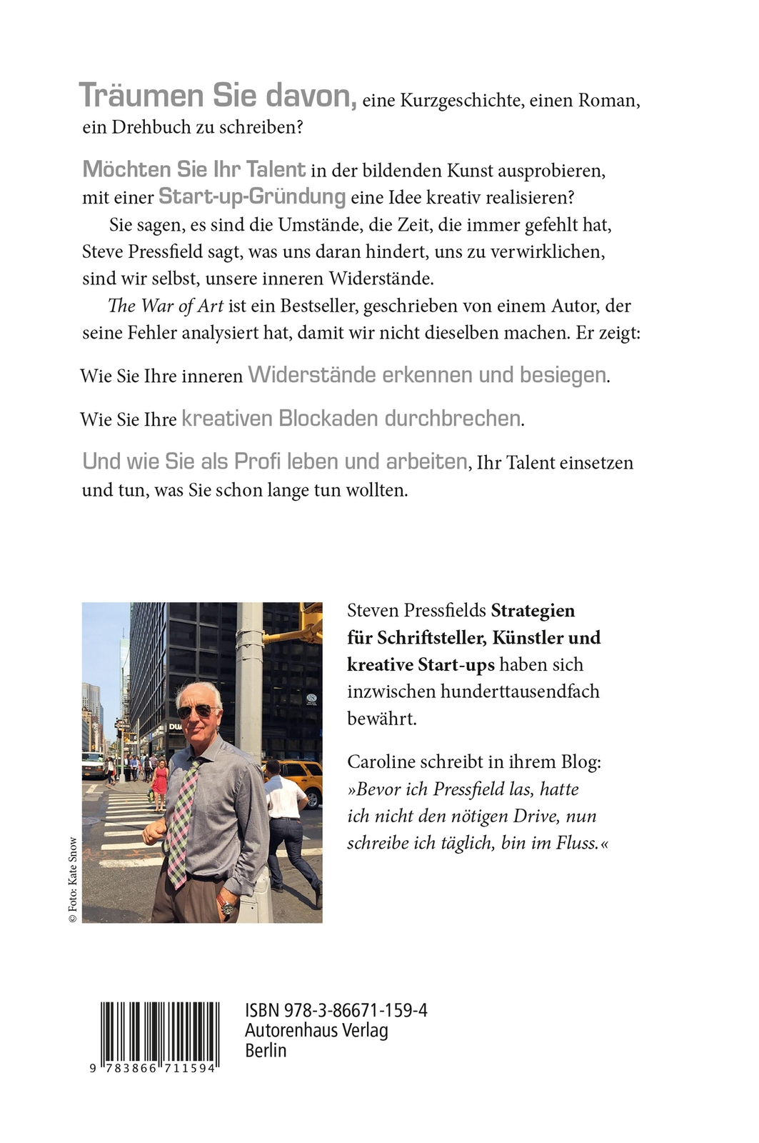 Thumbnail - The War Of Art. So Durchbrechen Sie Innere Blockaden Und Gewinnen