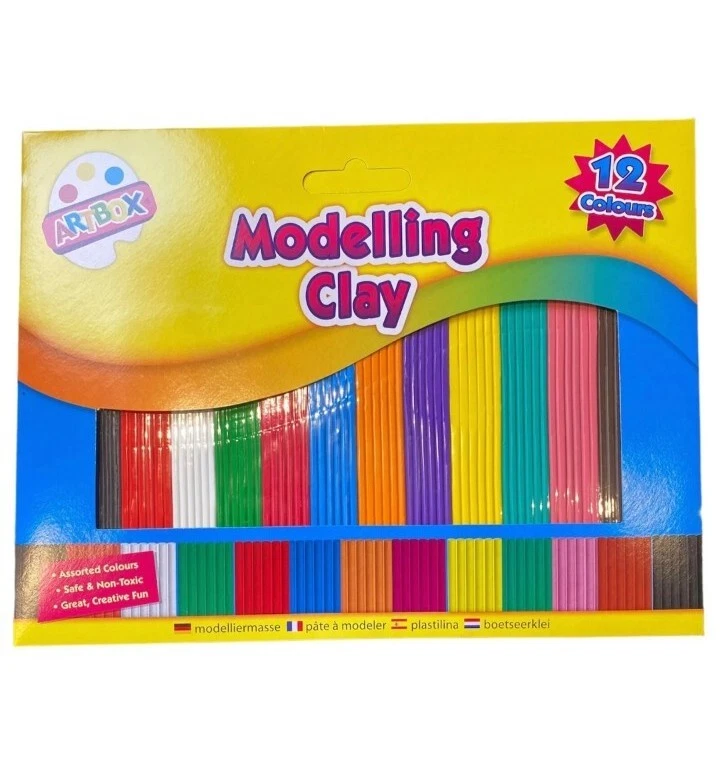 Modelling Clay Moulding Character Colour Bright Kids Crafts