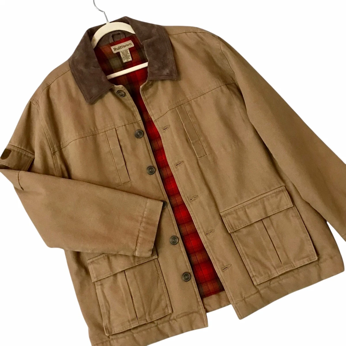〈 L.L.Bean 〉Corduroy Collar Field Coat Chore Jacket Canvas Regular Size Vintage Outerwear Coats & Jackets