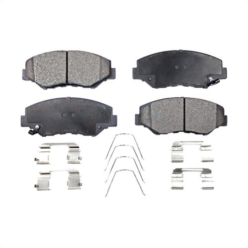 For 2002-2004 Honda CR-V Front Rear Coated Disc Brake Rotors And Ceramic Pad Kit - Picture 4 of 18
