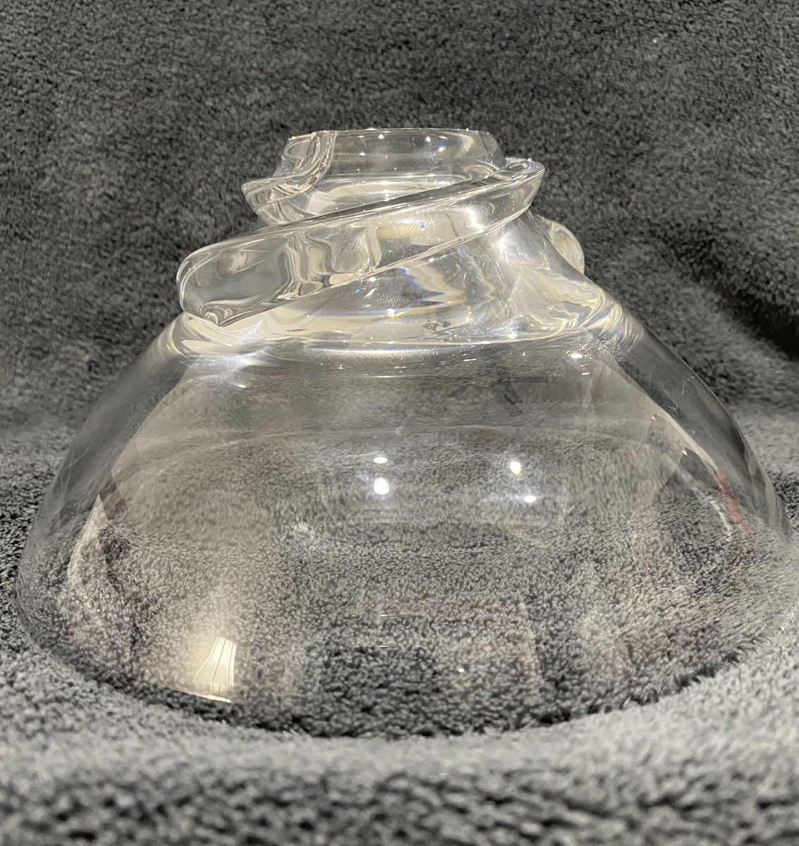 Steuben Galss スパイラル ボウル 18cm Spiral Bowl | Steuben