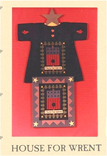 Stitches from the Heartland HOUSE FOR WRENT Cross Stitch Leaflet birdhouse