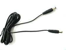 AC DC POWER SUPPLY ADAPTOR LEAD 2.1MM x 5.5MM JACK TO 2.1MM x 5.5MM JACK 1.5M