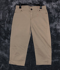Faded Glory - Ladie's 100 Cotton Urbane Khaki Capri Pant - Size 4