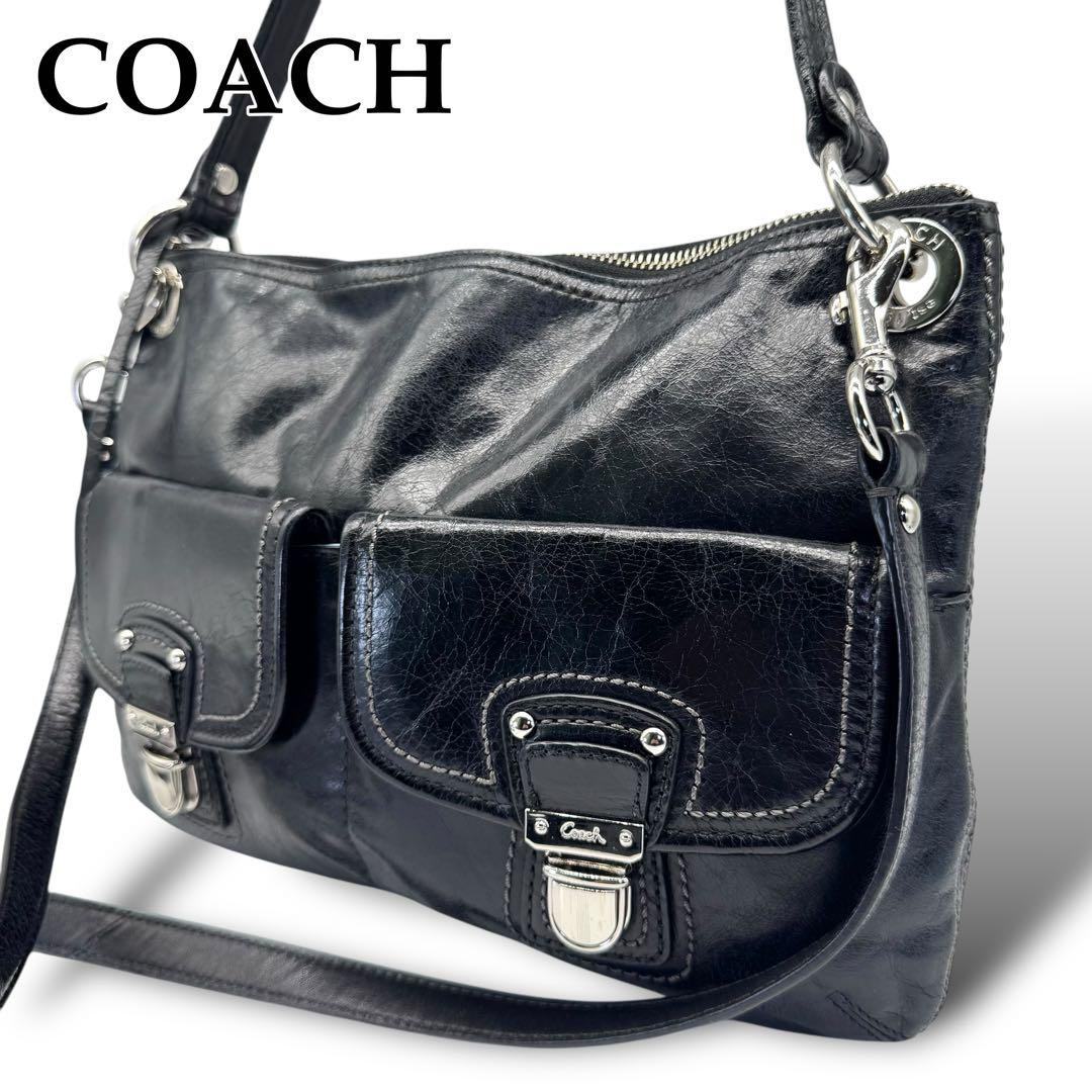 Coach Shoulder Bag 2Way Leather Black | eBay Coach Shoulder Bag 2Way Leather Black | eBay