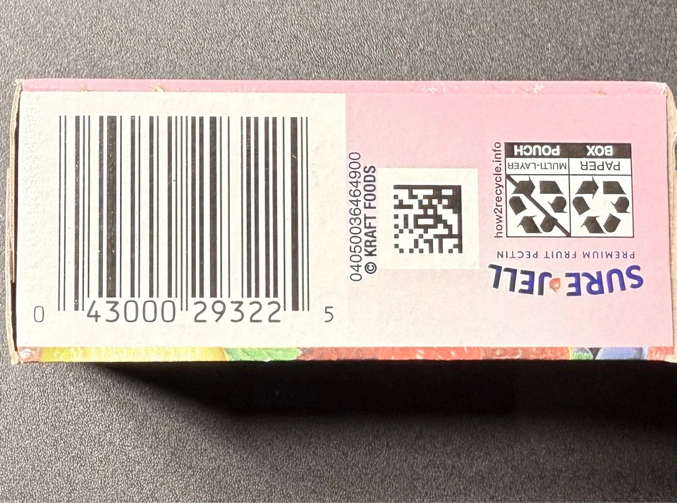 Paquete de 6 pectina de frutas premium Sure-Jell SIN AZÚCAR, caja de 1,75 oz Foto 2 de 3