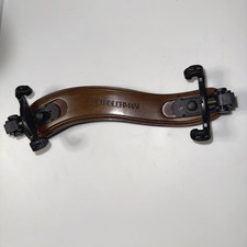 Fiddlerman Collapsible Violin Shoulder Rest 4/4  3/4 Size Wood Edition