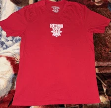 Vintage Glo Gang T Shirt Red XL Front And Back Graphics