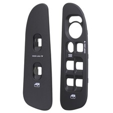Black Window Switch Bezel Set for 2002-2009 Dodge Ram 1500 2500 3500  2 PCS ...