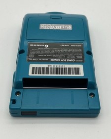 Vintage Nintendo Game Boy Color CGB-001 Teal Original Box, Manual Tested Working