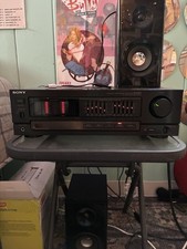 Sony TA-AX301 Integrated Amplifier 200W Black 5-Band EQ DBFB Phono CD Video