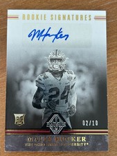 2017 Panini Majestic - MALIK HOOKER RC Auto #02/10 - GOLD - Ohio State Buckeyes