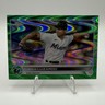 Jesus Luzardo 2022 Topps Chrome Sonic Green RayWave Refractors /99 - #112