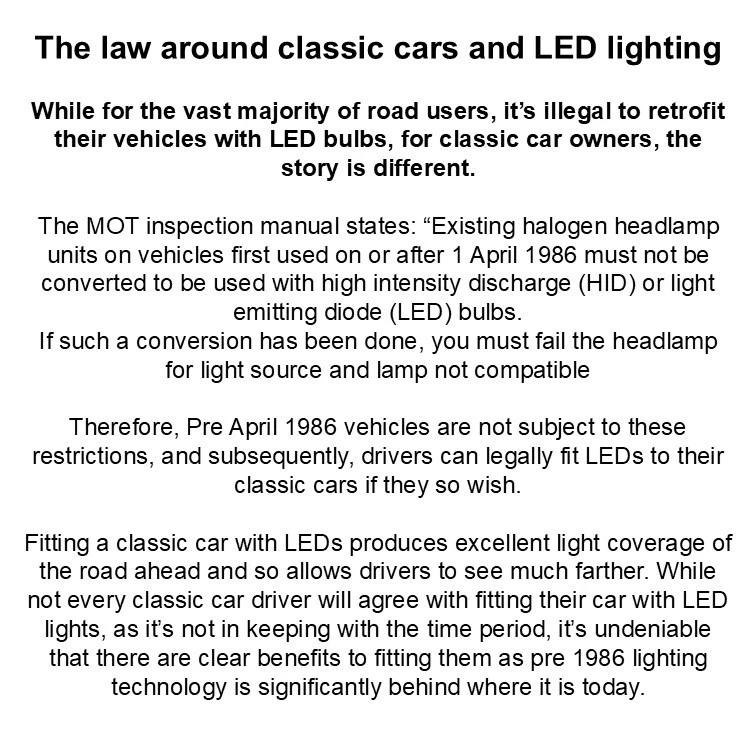 P700 Headlights 7" Tripod H4 Osram LED Halogen Headlamp Conversion RHD Pair - Image 2 of 4