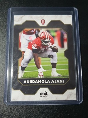 #B-1 - Adedamola Ajani - Onit Indiana University Black Football 2025 - Base