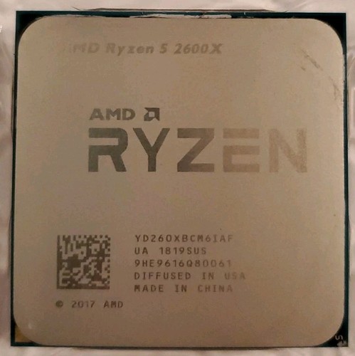 AMD Ryzen 2nd Gen 5 2600X - 4.2 GHz Six Core (YD260XBCM6IAF) Processor - Picture 1 of 9