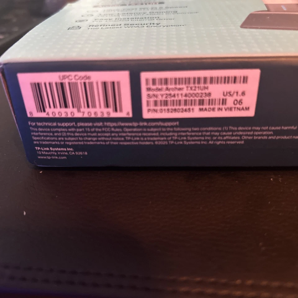 TP-Link AX1800 WiFi 6 USB Adapter for Desktop PC - Image 2 of 3