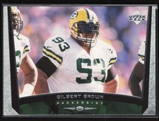 1998 Upper Deck Gilbert Brown Green Bay Packers #119