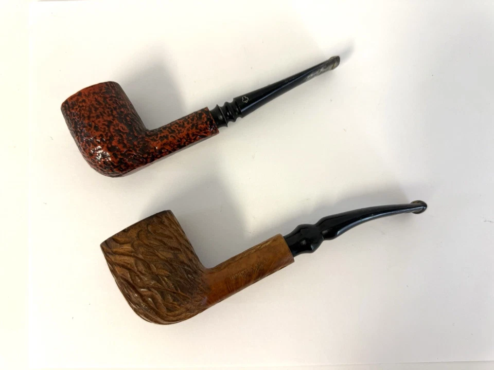 Lote De Colección De 2 Pipas De Tabaco Importadas Briar Big Pipe + Kaywoodie Redroot Foto 2 de 4