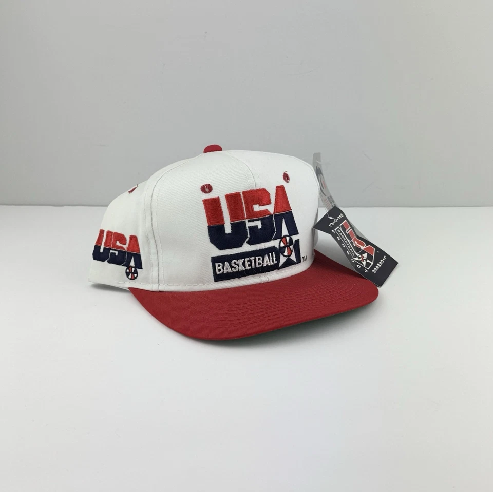 NUEVO CON ETIQUETAS De Colección Equipo EE. UU. Baloncesto Snapback Deportes Especialidades 1992 Juegos Olímpicos Dream Team Foto 2 de 4