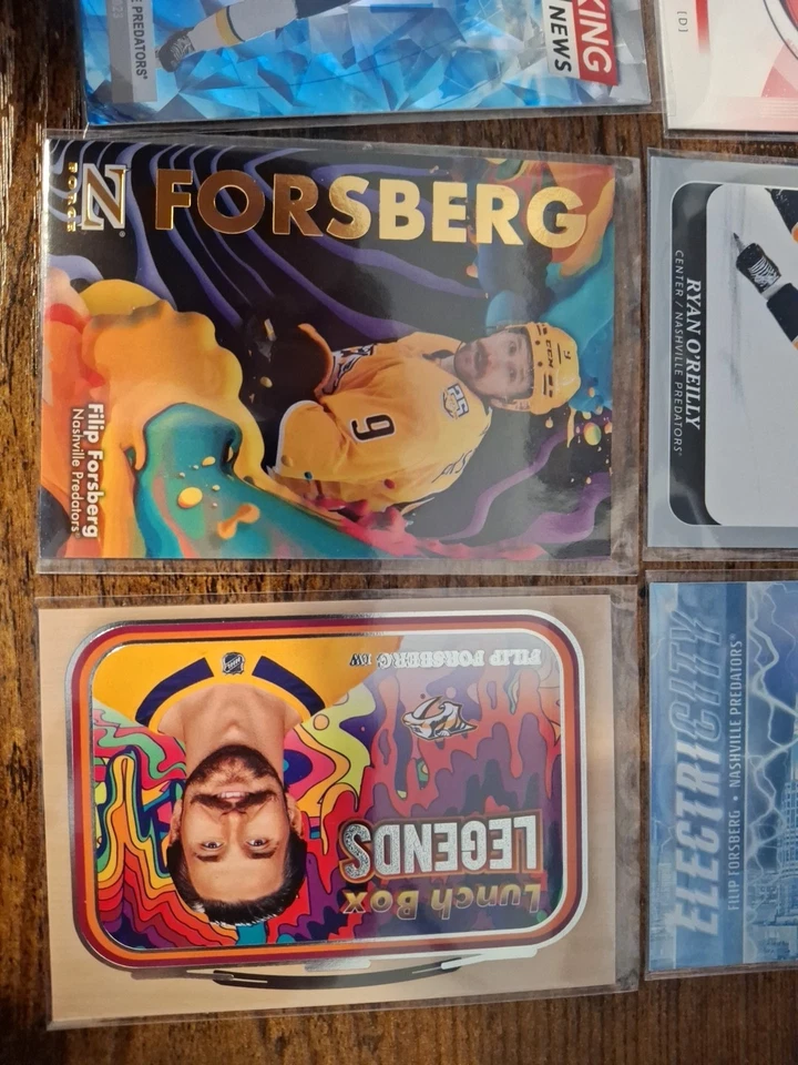 Nashville Predators Lot Of 8 Cards As Pictured **Combine Ship ** - Image 2 of 4