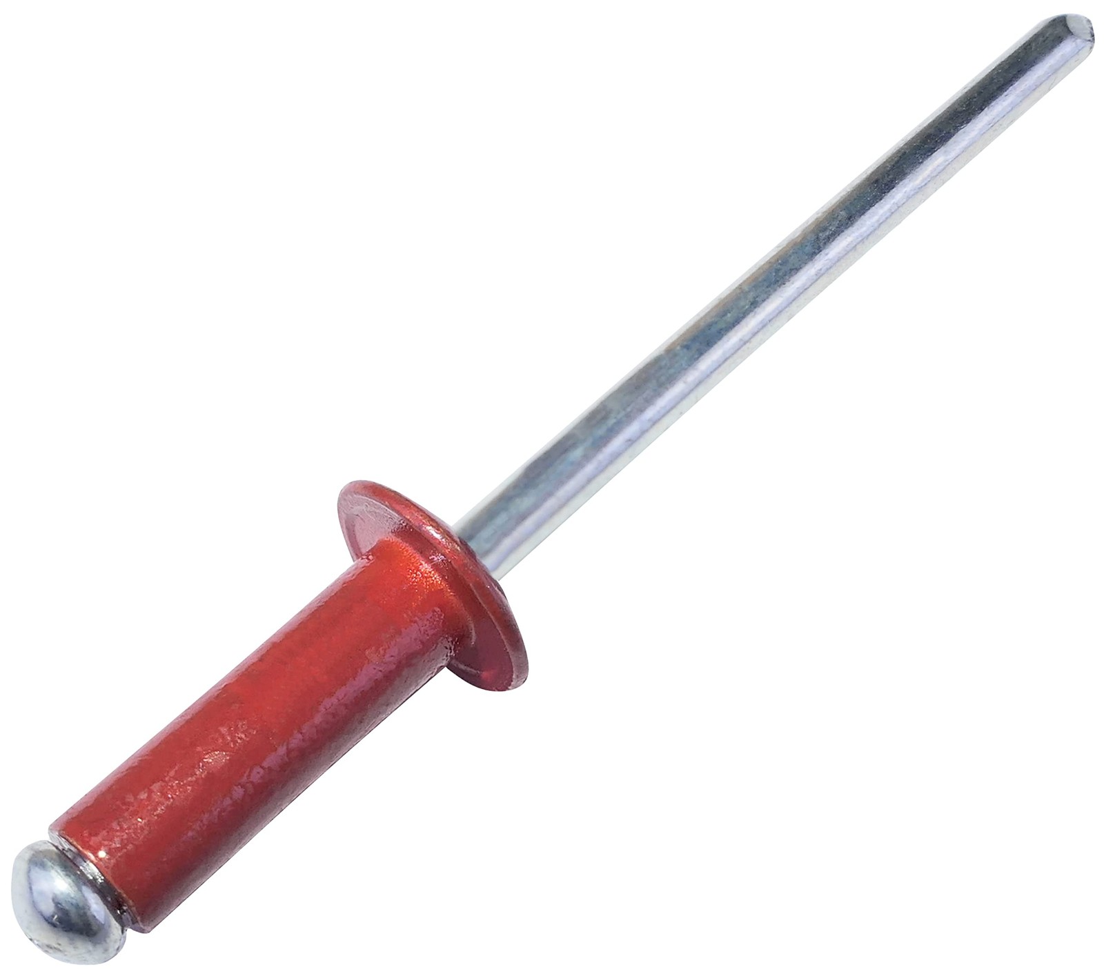Rivets aveugles Ø4x12 aluminium laqué RAL 3000 rouge feu de haute finition