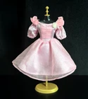 Vintage *Barbie* Clothes: 90's Pink Corset & Ruffles Party Dress, READ for Flaws