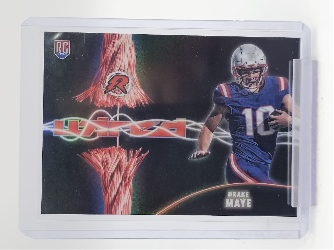DRAKE MAYE 2024 TOPPS RESURGENCE WIRED ROOKIE REFRACTOR SSP RC Q4616