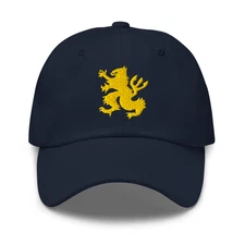 NSWDG Navy SEAL Team 6 Gold Squadron Logo Embroidered Adjustable Classic Dad Hat